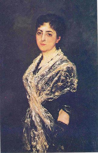 Juan Luna A portrait of the young Marchioness of Monte Olivar